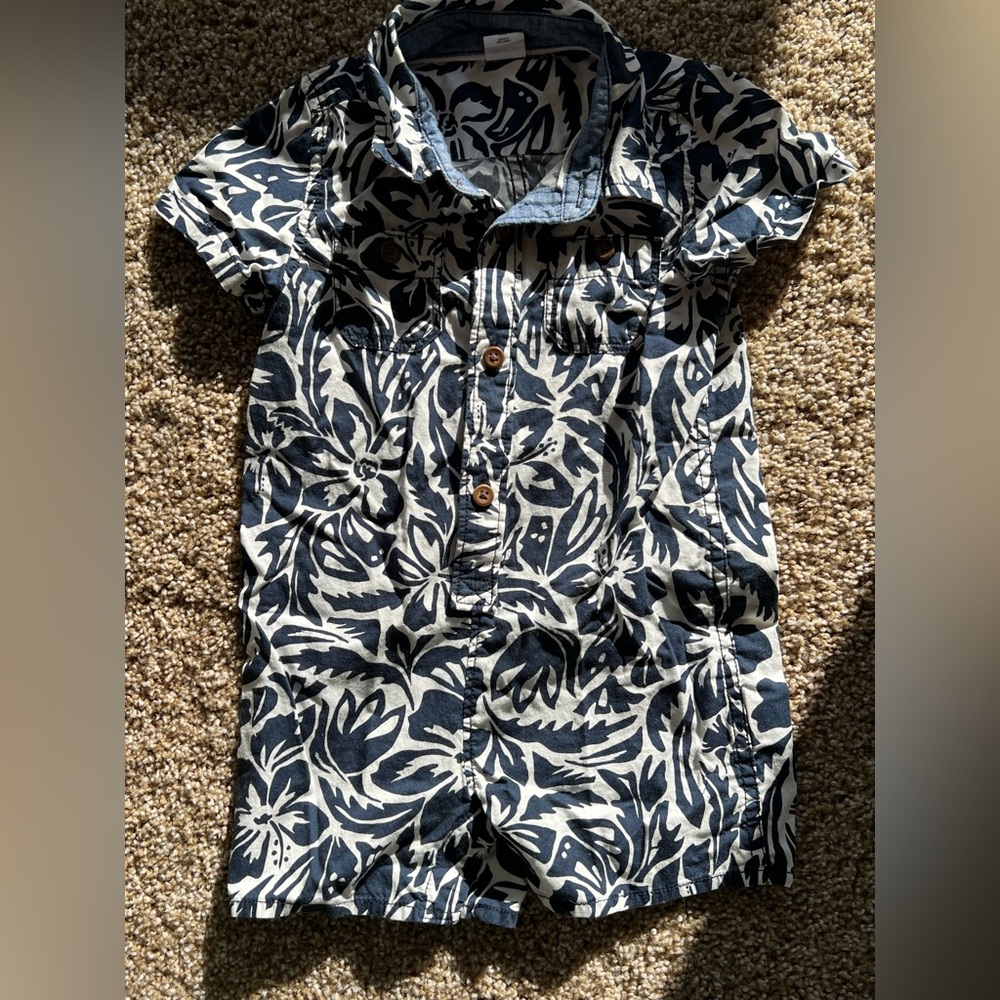Gap Hawaiian Floral Romper